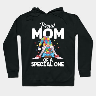 Proud Autism MOM Puzzle Piece cute gnomes Autism Awareness Hoodie